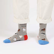 Save the Grey Dog Bamboo Socks by Barekind NZ