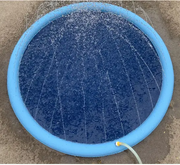Pet Dog Sprinkler Splash Pad Mat Kids Water Play Spray Pool Toy 170cm by salelink.co.nz