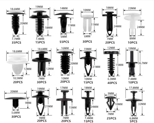 415pcs Car Body Push Retainer Pin Rivet Trim Plastic Clips by salelink.co.nz