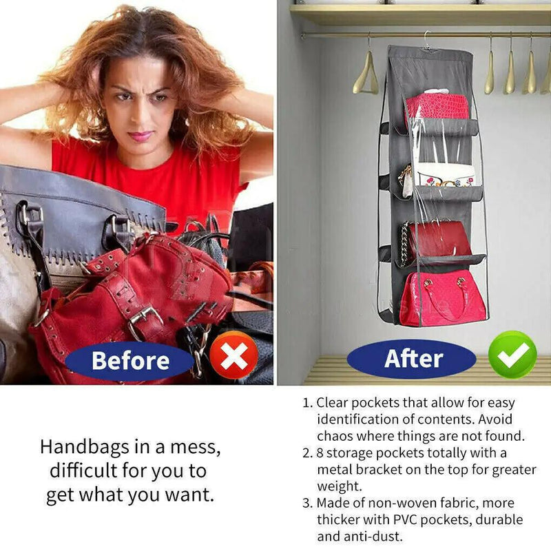 Handbag Storage Bag Holder Hanging Organizer Shelf by salelink.co.nz