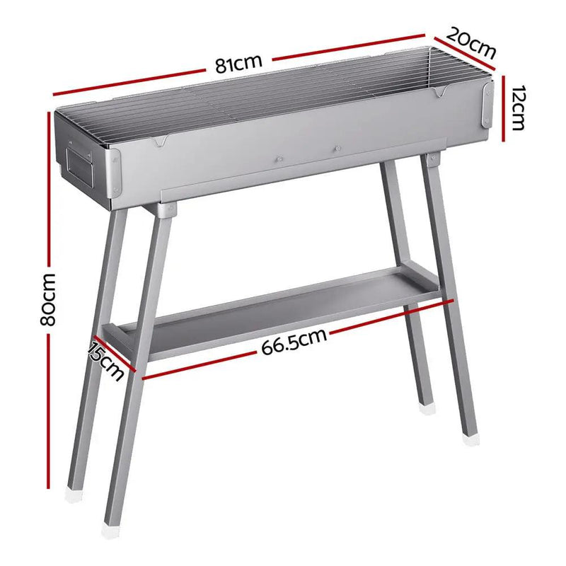 Grillz BBQ Grill Charcoal Smoker Barbecue Portable by SportZone.co.nz
