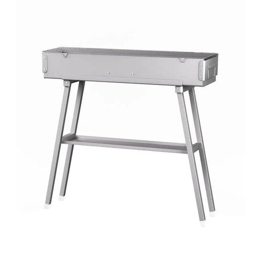 SportZone.co.nz Home & Garden > BBQ Grillz Stainless Charcoal BBQ Smoker Grill Portable Outdoor Barbecue Stand Grillz Stainless Charcoal BBQ Smoker Grill Portable