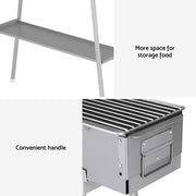 Grillz BBQ Grill Charcoal Smoker Barbecue Portable by SportZone.co.nz