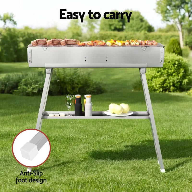 Grillz BBQ Grill Charcoal Smoker Barbecue Portable by SportZone.co.nz
