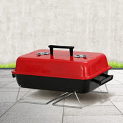 Grillz Charcoal BBQ Portable Grill Camping Barbecue Outdoor Cooking Smoker by SportZone.co.nz