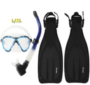 Immersed Optrix Dropaway Turbo EDF Dive Complete Mask Snorkel and Fins Set by NZ Diver