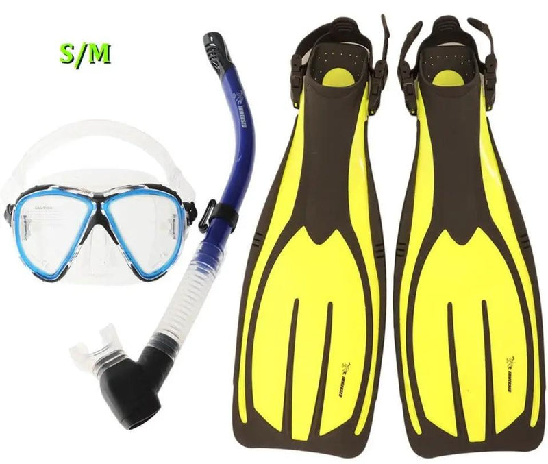 Immersed Optrix Dropaway Turbo EDF Dive Complete Mask Snorkel and Fins Set by NZ Diver
