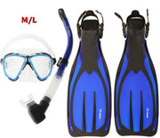 Immersed Optrix Dropaway Turbo EDF Dive Complete Mask Snorkel and Fins Set by NZ Diver