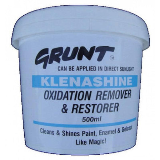 GRUNT Klenashine 500ml Revitalises and restores Oxidation Remover & Restorer container on white background.