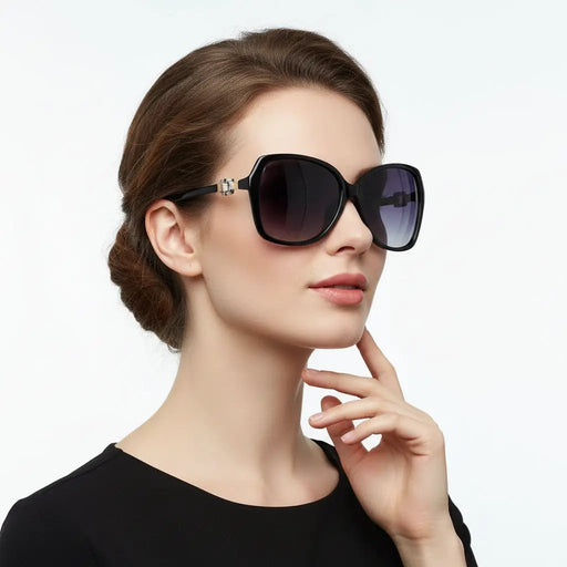 Polarized Gradient Lens Sunglasses 2522C2 BLACK by dealonline.co.nz