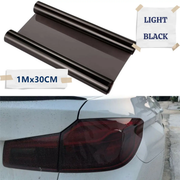 Car Headlight Tint Wrap Tail Fog Light Vinyl Wrap Kit 1Mx30CM by salelink.co.nz