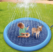 Pet Dog Kids Sprinkler Splash Pad Mat 100cm by salelink.co.nz