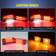 2PCS LED Trailer Lights Kit for 12V Trailer Boat Camper RV Trucks Snowmobile by salelink.co.nz