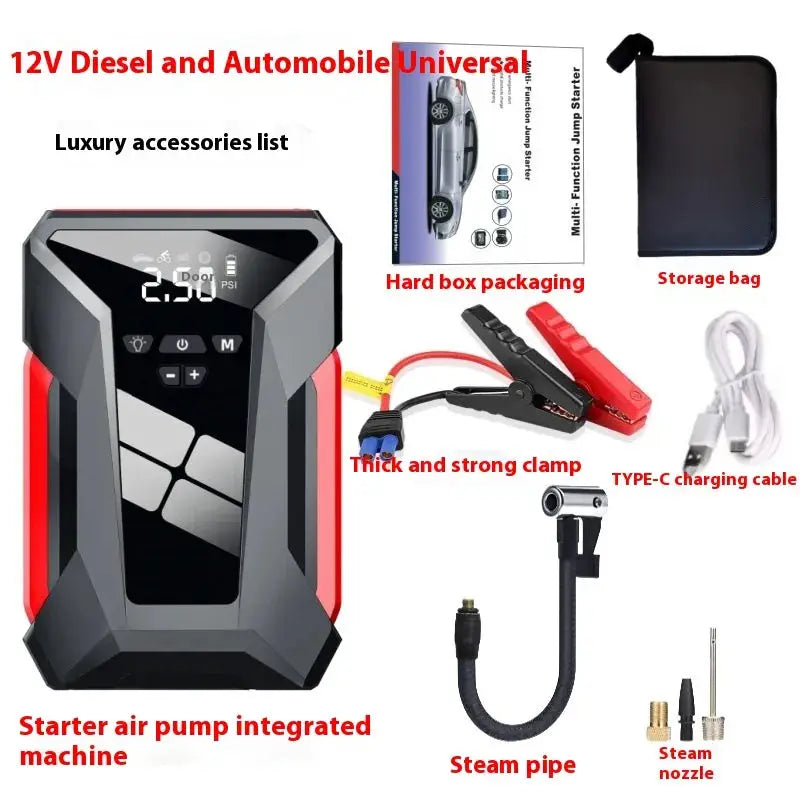 3-in-1 Car Jump Starter Power Bank with Air Compressor by Mead's Supply & Equipment Outfitters limited