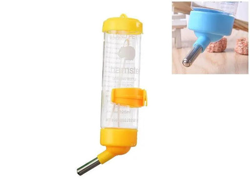 3pcs*80ml Pet Hamster Drinking Leak Proof Water Bottle Kettle Guinea Pig - YELLOW by dealonline.co.nz