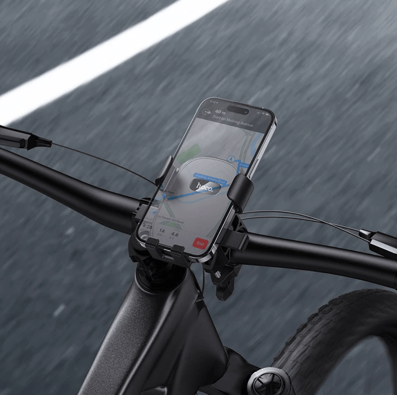 techplus H85 Bike And Motorcycle Phone Holder With Secure Handlebar Mount H85 Bike Phone Holder With Secure Handlebar Mount