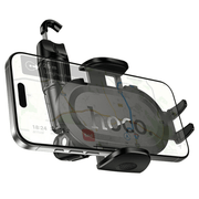 techplus Ultra-Thin Rearview Mirror Phone Holder with Dual-Joint Adjustable Arm (H88) Ultra-Thin Rearview Mirror Phone Holder with Dual-Joint Adjustable Arm (H88)