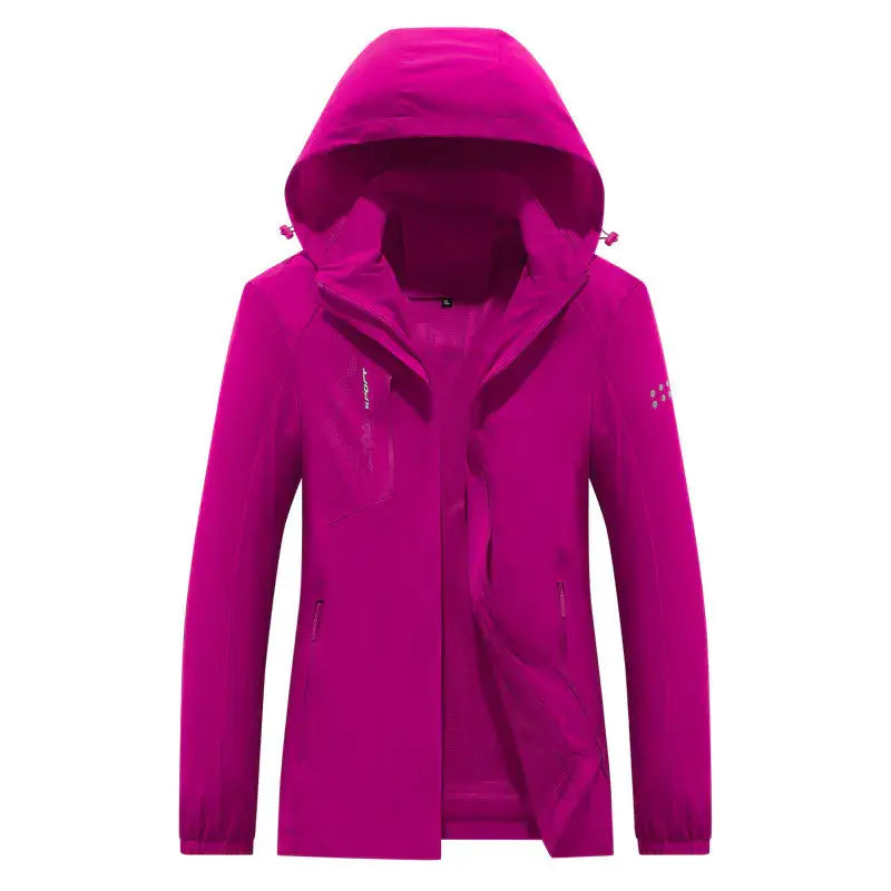 Women's Windproof Sports Jacket - Lightweight Autumn Outdoor Windbreaker by Mead's Supply & Equipment Outfitters limited