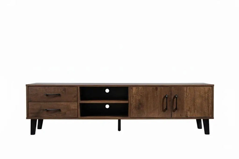 'Hagen' Walnut Color Entertainment Unit by sue-e furniture