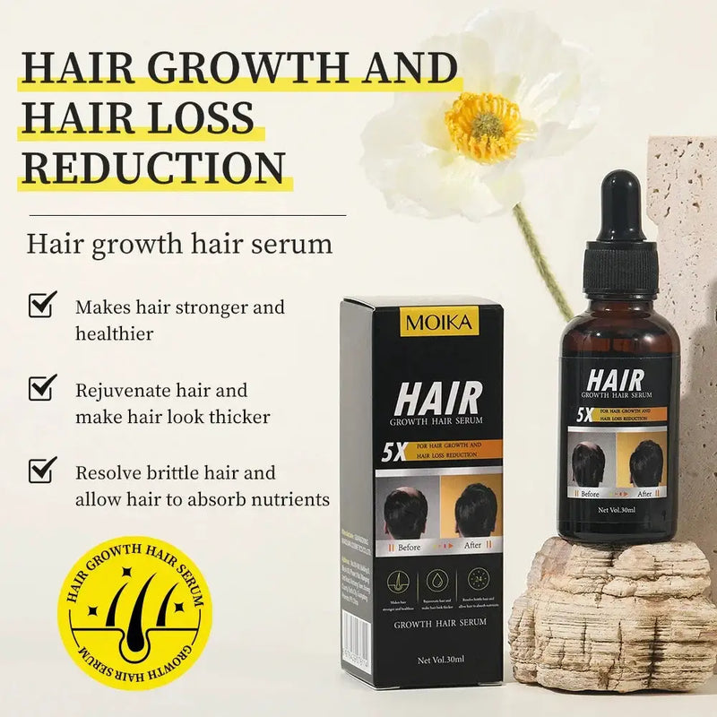 MOIKA Hair Growth Serum for Hair Loss 30ml by Poppy Gifts