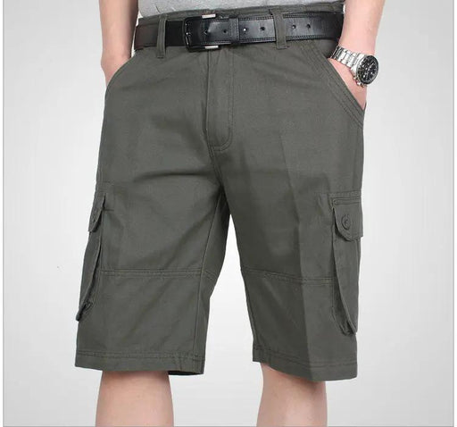 Cargo Short 1/2 Pants Outdoor Solid Color Work Short Multi-pocket Hiking Camping by dealonline.co.nz