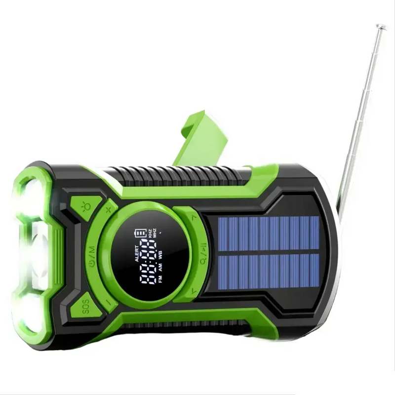 Hand Crank Solar Emergency Radio with Bluetooth 5.3 by Habicare
