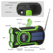 Hand Crank Solar Emergency Radio with Bluetooth 5.3 by Habicare