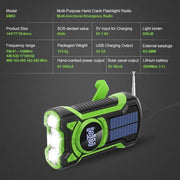 Hand Crank Solar Emergency Radio with Bluetooth 5.3 by Habicare