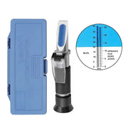 Handheld 0–40% Sugar & 0–25% Alcohol Refractometer (available with or without box) by Habicare