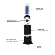 Handheld 2-in-1 Refractometer (available in with or without box) by Habicare