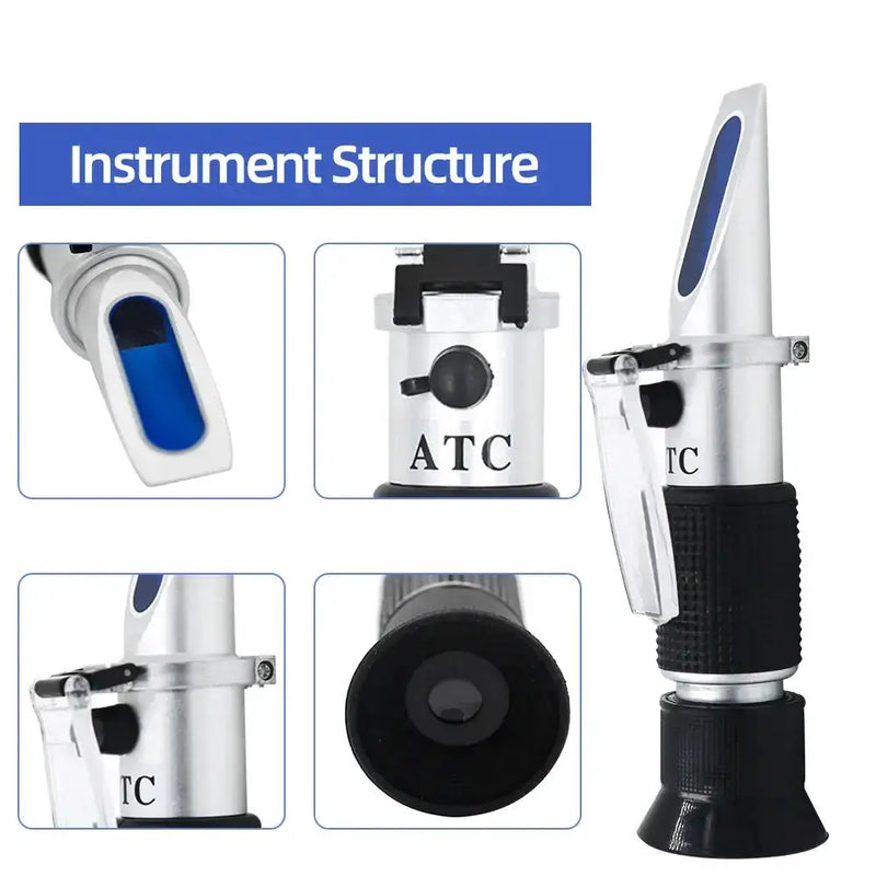 Handheld 2-in-1 Refractometer (available in with or without box) by Habicare