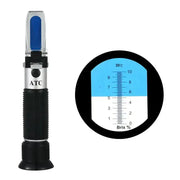 Handheld ATC Sugar Refractometer – 0–10% Brix Sugar Content Tester (3 types available) by Habicare