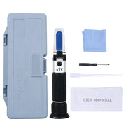 Handheld ATC Sugar Refractometer – 0–10% Brix Sugar Content Tester (3 types available) by Habicare