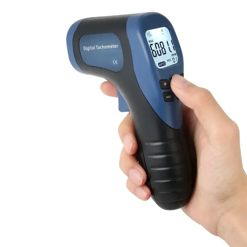 Habicare Digital Laser Tachometer for Accurate Non-Contact RPM Measurement