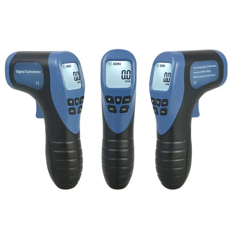 Habicare Digital Laser Tachometer for Accurate Non-Contact RPM Measurement