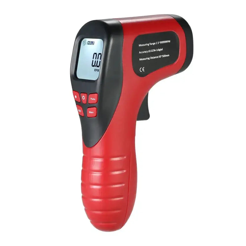 Habicare Digital Laser Tachometer for Accurate Non-Contact RPM Measurement
