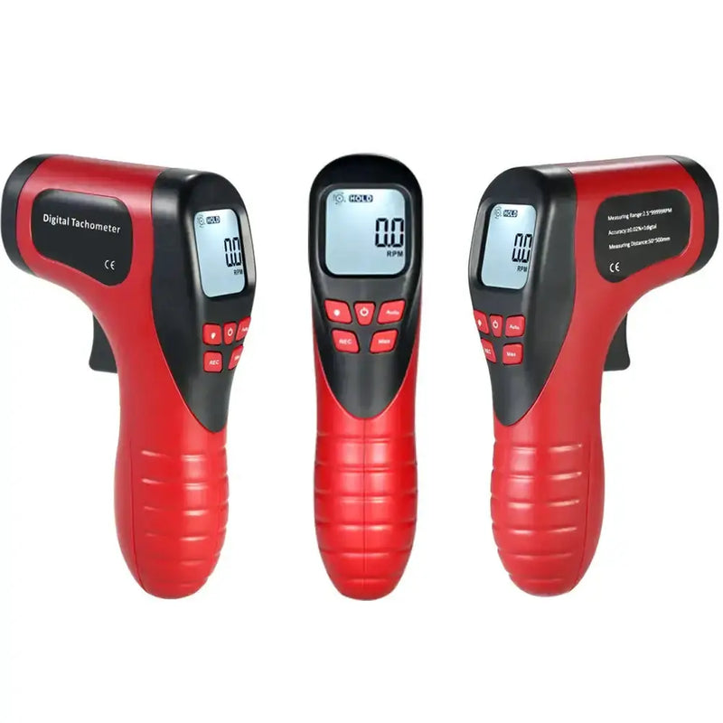 Habicare Digital Laser Tachometer for Accurate Non-Contact RPM Measurement