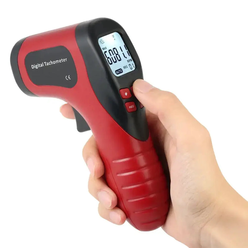 Habicare Digital Laser Tachometer for Accurate Non-Contact RPM Measurement