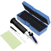 Handheld Refractometer Sea Salt Salinity Meter 0–10% (available with or without box) by Habicare