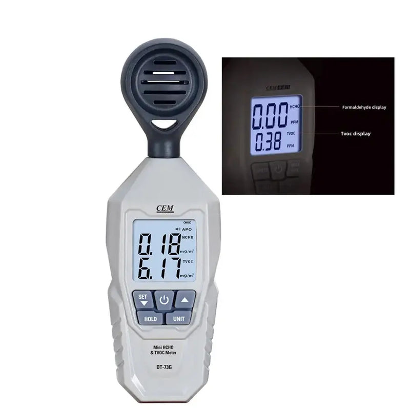 Handheld TVOC & HCHO Air Quality Tester (2-in-1) by Habicare