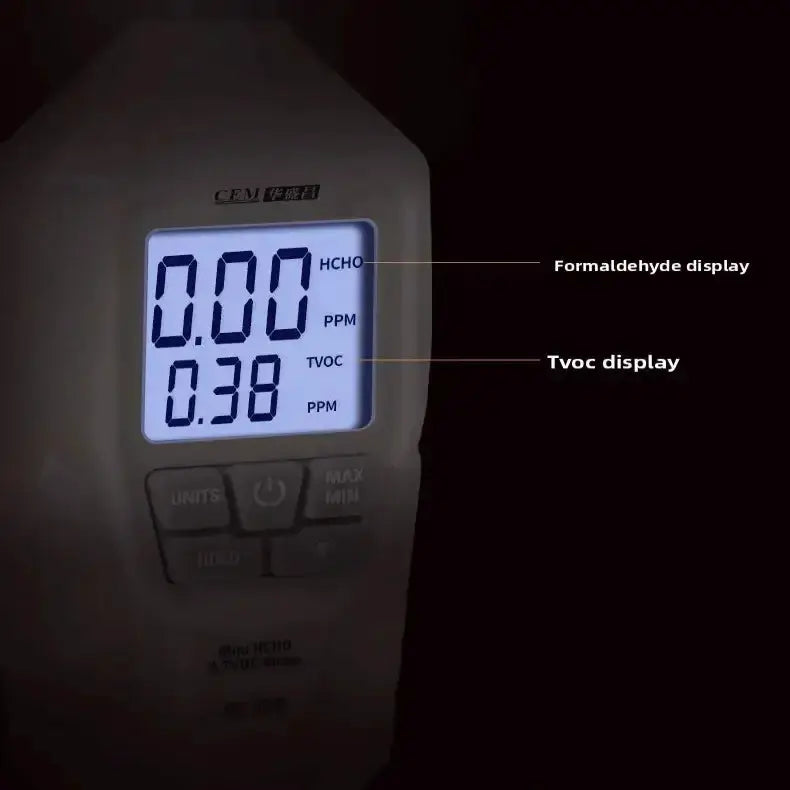 Handheld TVOC & HCHO Air Quality Tester (2-in-1) by Habicare