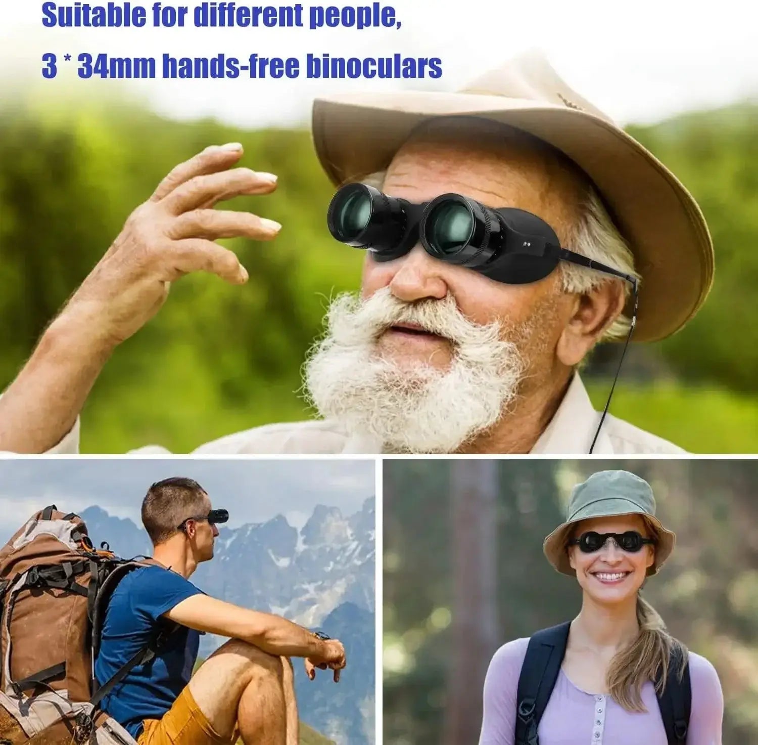 China China Fishing Binoculars for outdoor bird watching, fishing, sports, theater professional hands-free glasses HD portable telescope