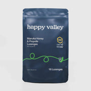UMF 10+ Manuka Honey & Propolis Peppermint Lozenges by Happy Valley Honey