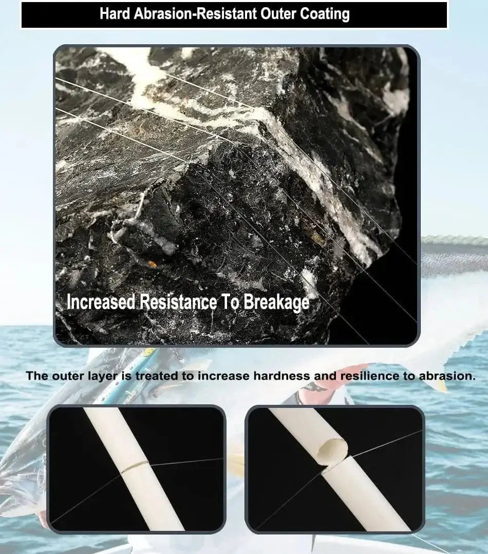 China China DaiwaJ-Fluorocarbon Fluorocarbon  Leader 100m 50m Sinking Clear Fluorocarbon Line Made in Japan