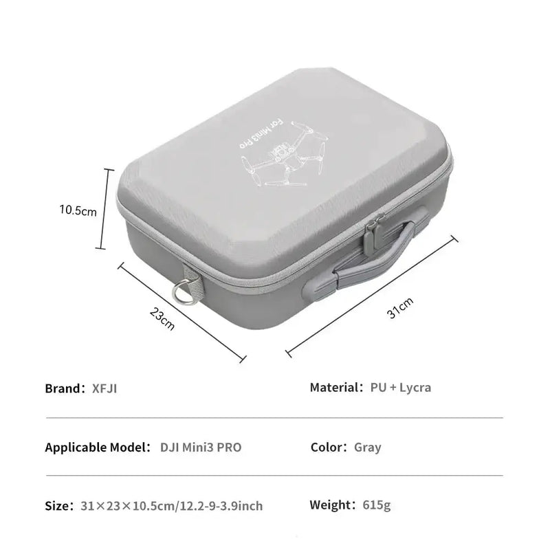 Hard Shell Carrying Case for DJI Mini 3/3 Pro by Habicare