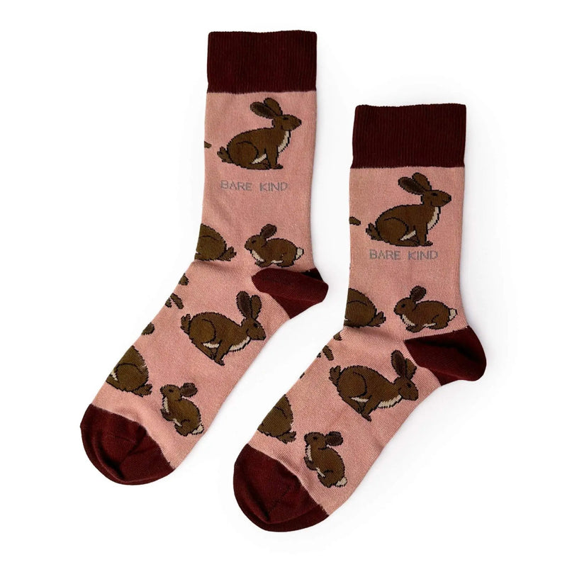 Save the Hares Bamboo Socks by Barekind NZ
