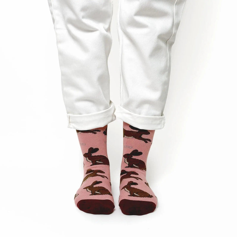 Barekind NZ Socks Save the Hares Bamboo Socks Save the Hares Bamboo Socks