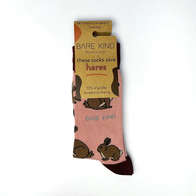 Barekind NZ Socks Save the Hares Bamboo Socks Save the Hares Bamboo Socks