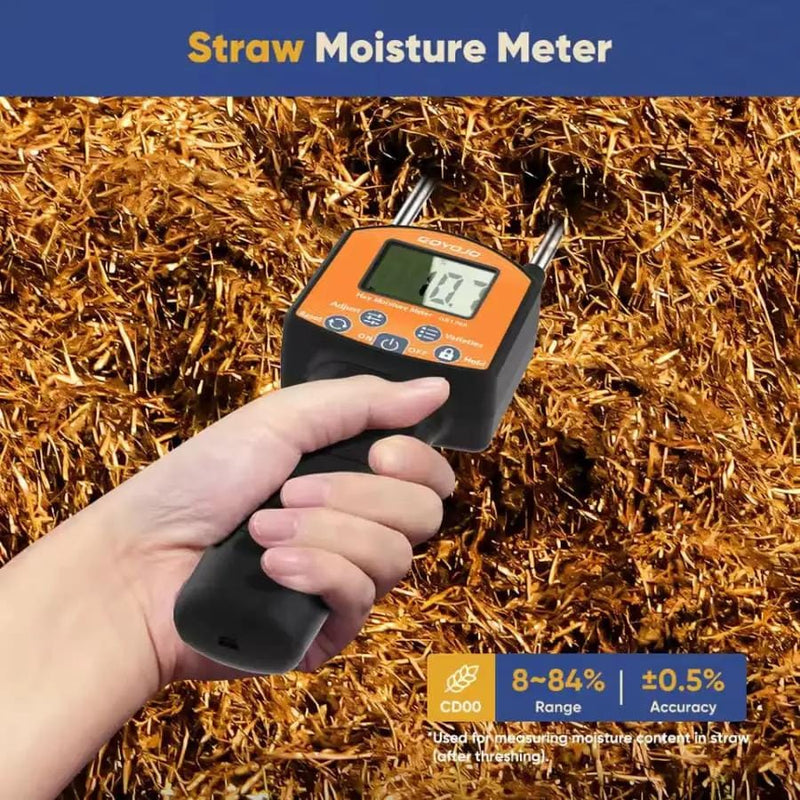 9eight5 Tools & Kits (multipurpose) Hay Moisture Meter Hay Moisture Meter With Dual Sensor 0 To 80 Percent