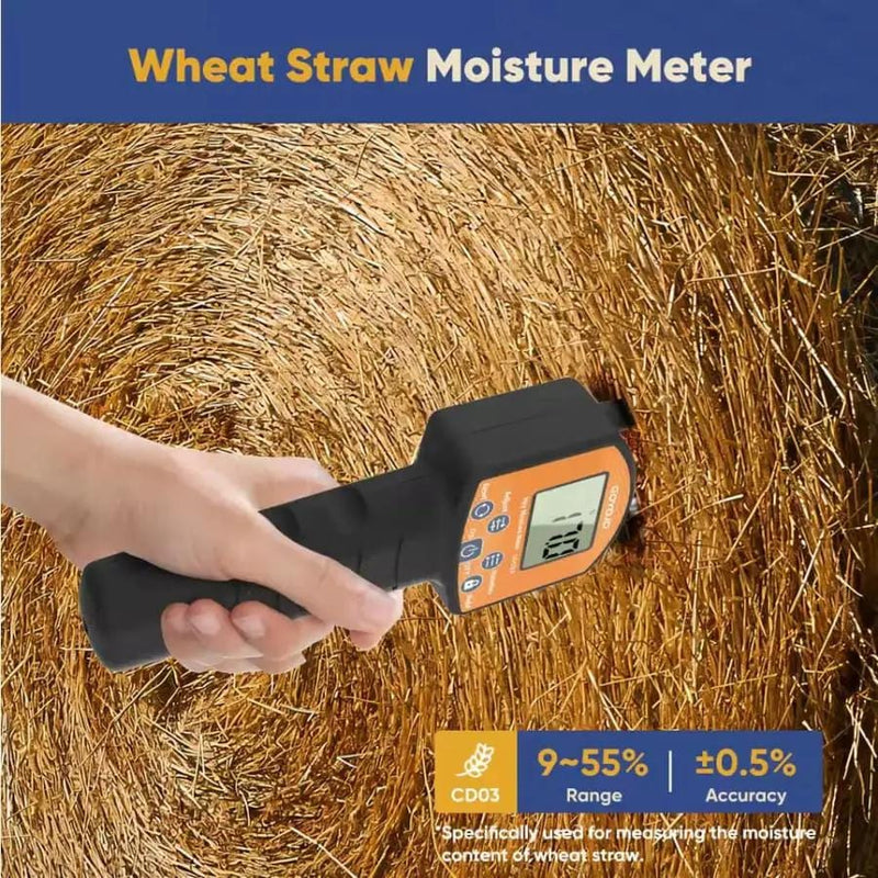 9eight5 Tools & Kits (multipurpose) Hay Moisture Meter Hay Moisture Meter With Dual Sensor 0 To 80 Percent